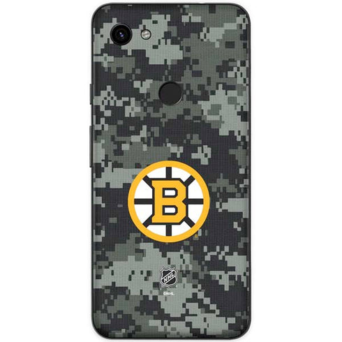 NHL Boston Bruins Camo Google Pixel 3a XL Skin